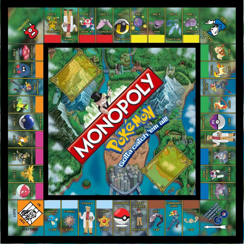 Pokemon Monopoly Edition - Board Games